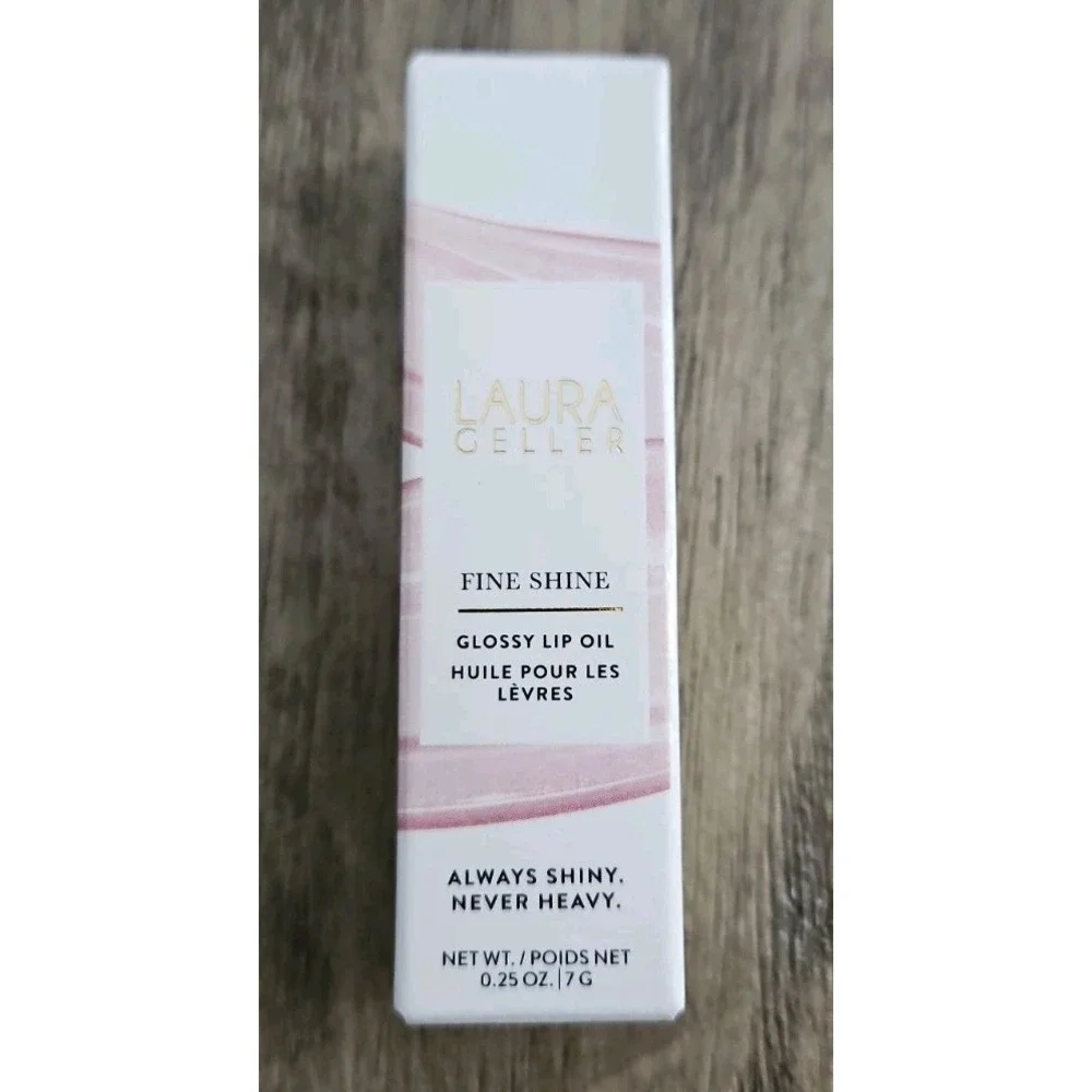 Laura Geller Fine Shine Lip Oil Gloss – Sweet Pink Lightweight Shine